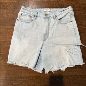 Curve Love High-Rise Light Blue Denim Shorts - Women